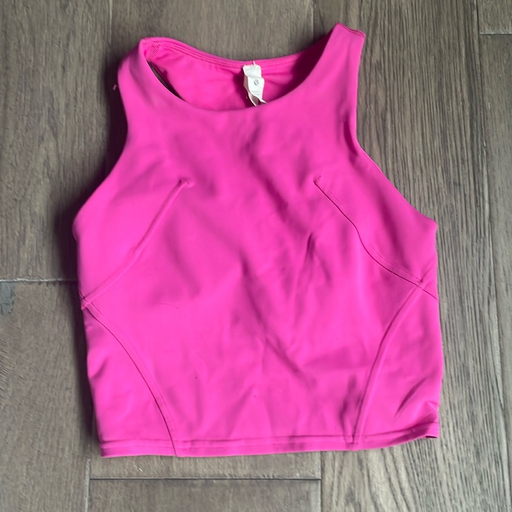 Lululemon sonic pink align tank in size 2